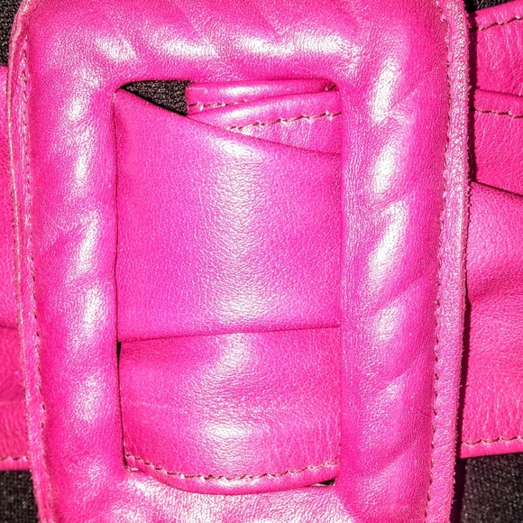 Made in Italy nappa leather cinch belt, X Small - Picture 3 of 5